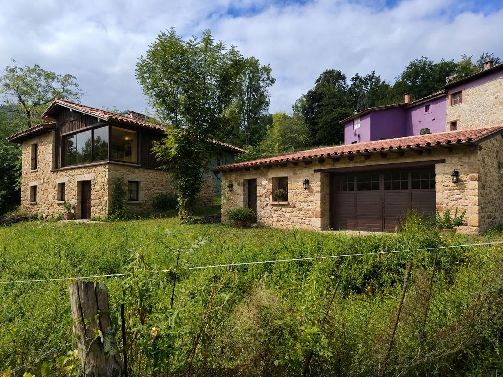 Finca tradicional asturiana en Cangas de Onís